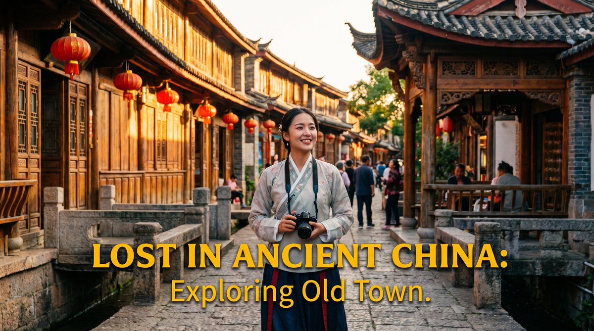 17c一起草旅行VLOG视频《古镇探秘》